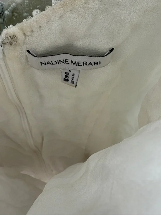 Nadine Merabi Carrie White Mini Dress - Picture 6 of 9